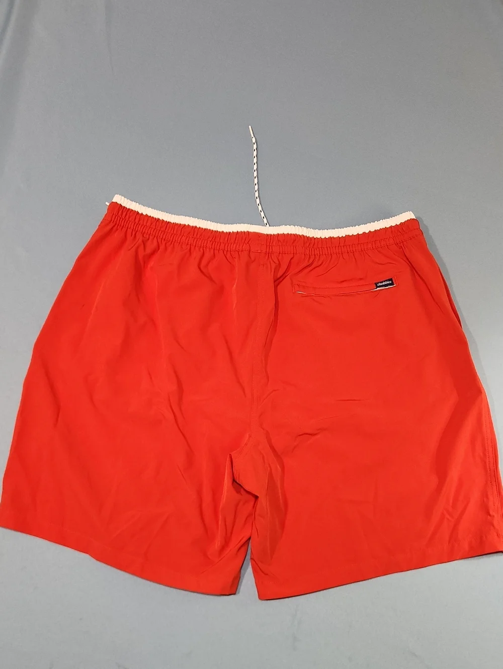 NWOT chubbies Red Swim Trunks W/ Drawstring. XXL.